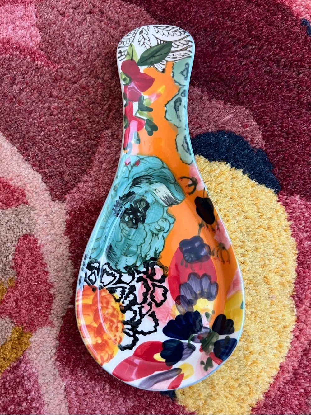 Anthropologie Hand Painted Spoonrest